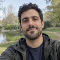 Fictional profile portrait for academic sample post